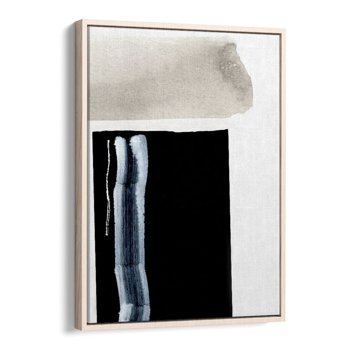 Adjacent II By Dan Hobday Abstract Art Abstract Paintings in Oak Wood Floater Frame