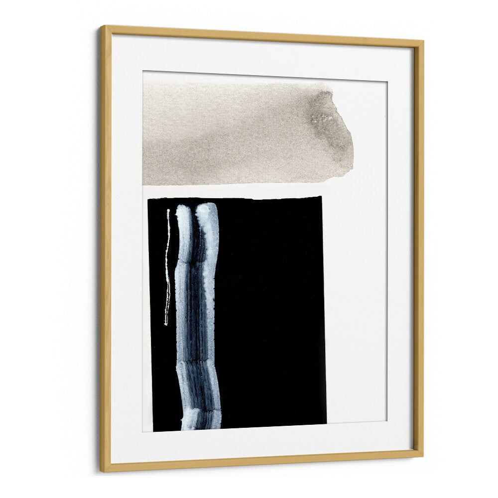 Adjacent II By Dan Hobday Abstract Art Abstract Paintings in Oak Wood Frame With Mount