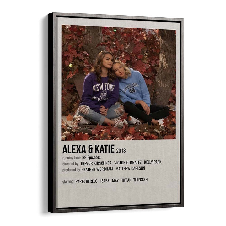 Alexa & Katie 2018 Movie Posters in Black Floater Frame