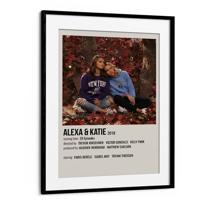 Alexa & Katie 2018 Movie Posters in Black Frame With Mount