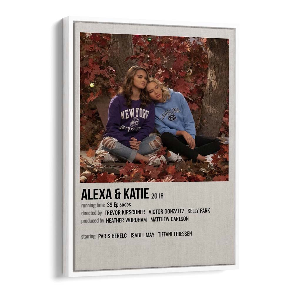 Alexa & Katie 2018 Movie Posters in White Floater Frame