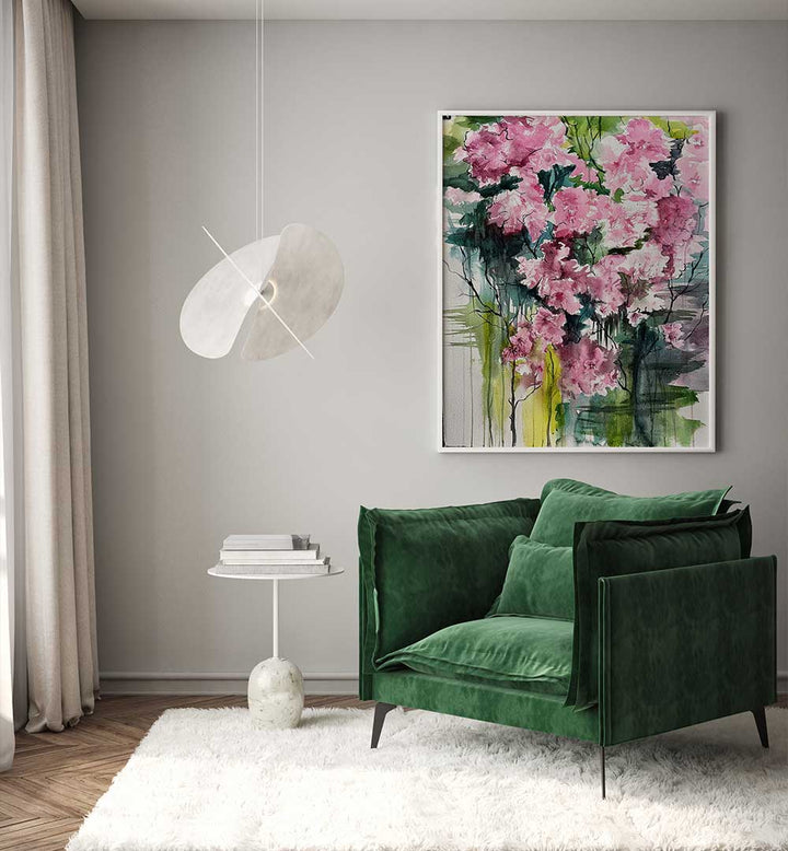 ALMOND TREE , FLORAL FLOWER PAINTINGS