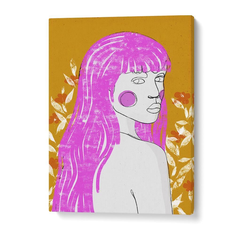 Amazone by Treechild Women Illustration Paintings in Gallery Wrap