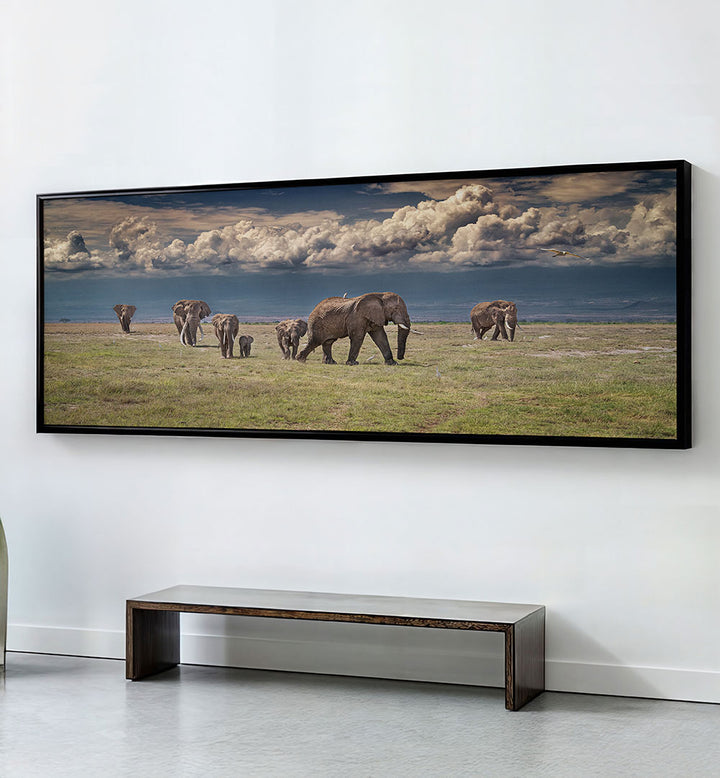 AMBOSELI WONDERLAND , PANORAMIC ART