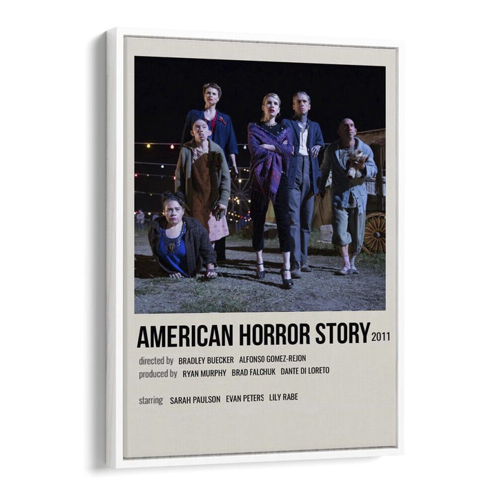 American Horror Story Movie Posters in White Floater Frame