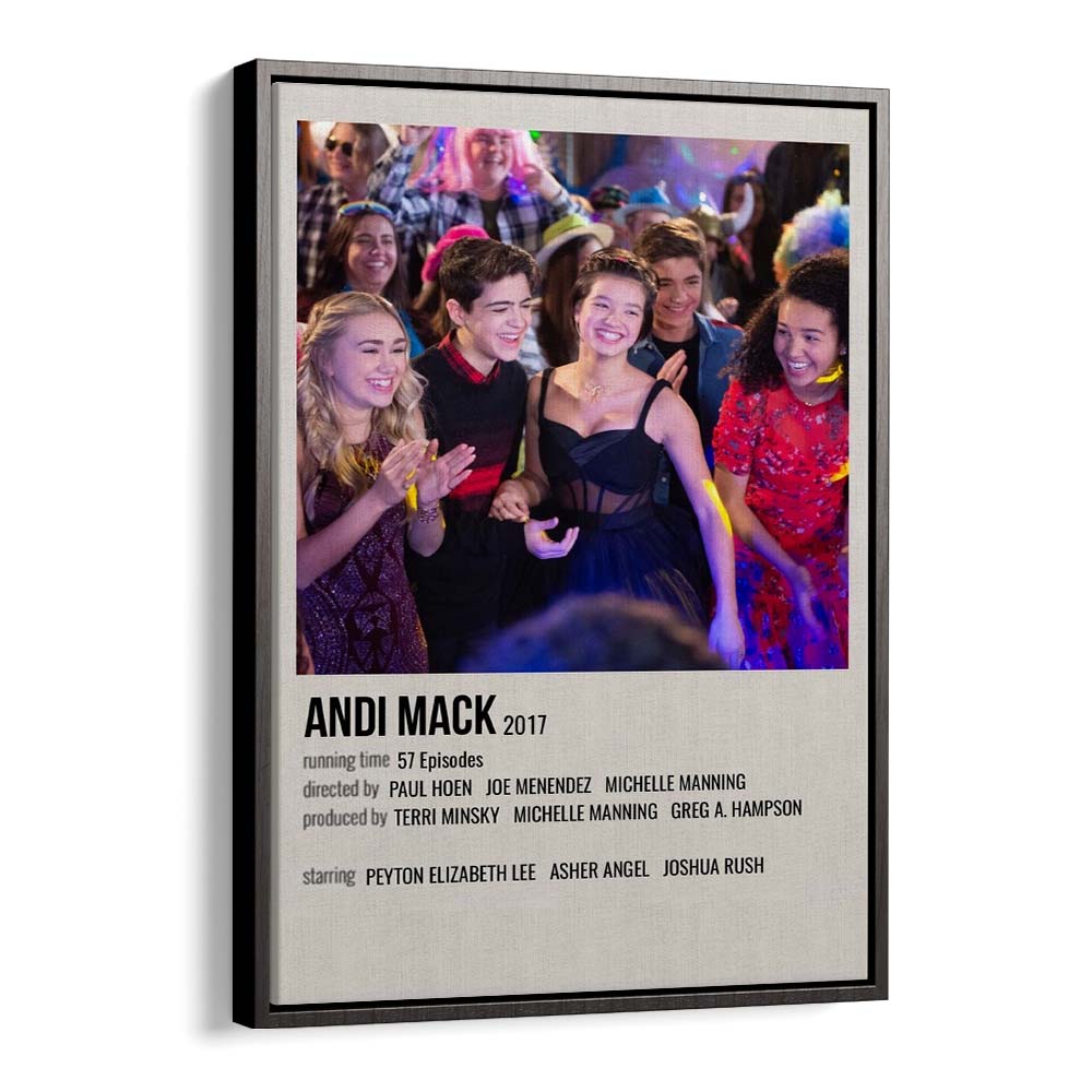 Andi Mack 2017 Movie Posters in Black Floater Frame