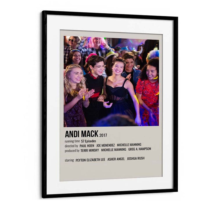 Andi Mack 2017 Movie Posters in Black Frame With Mount