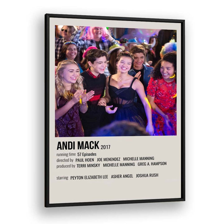 Andi Mack 2017 Movie Posters in Black Plain Frame