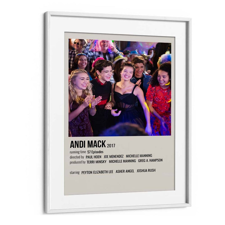 Andi Mack 2017 Movie Posters in White Frame With Mount