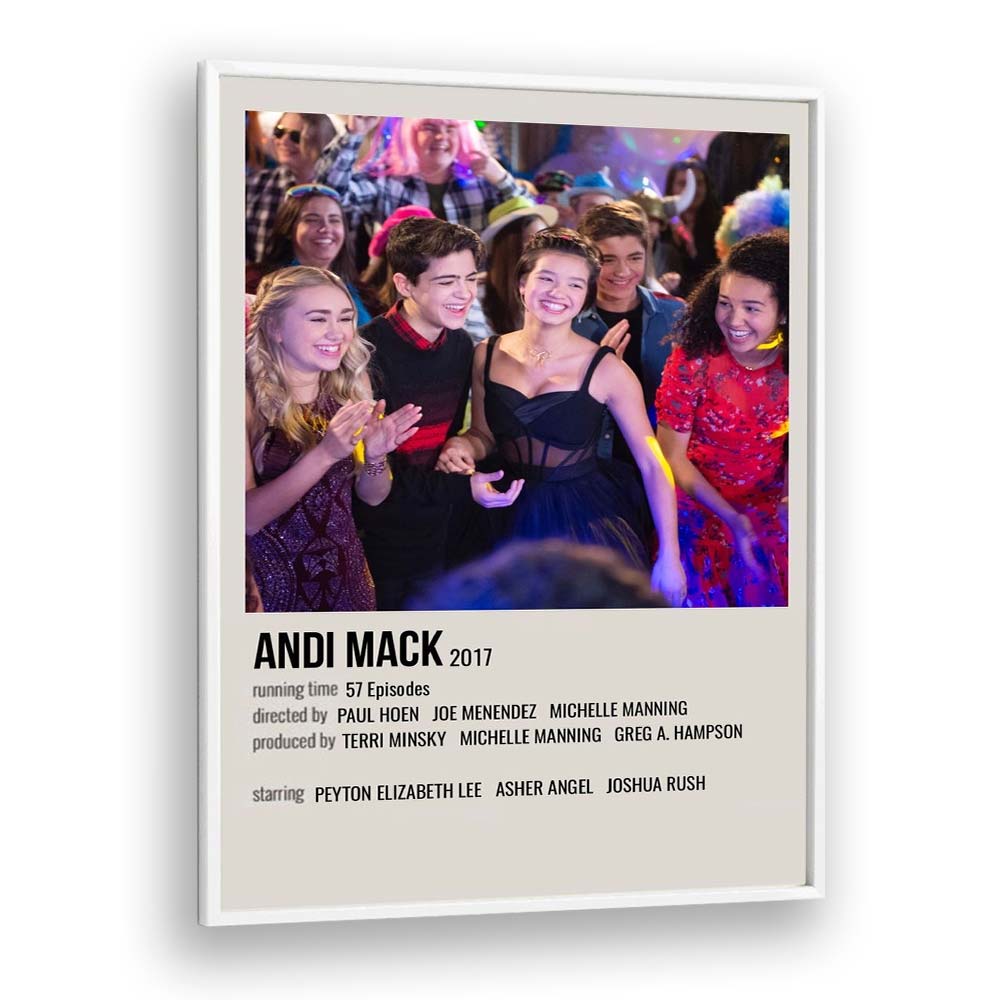 Andi Mack 2017 Movie Posters in White Plain Frame