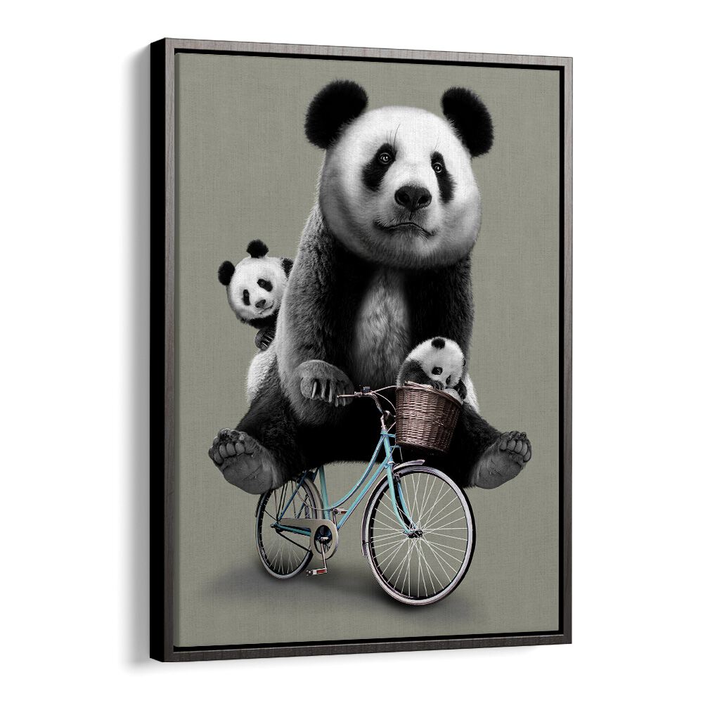 Angin Petang Kids Room Paintings Kids Room Wall Art in Black Floater Frame