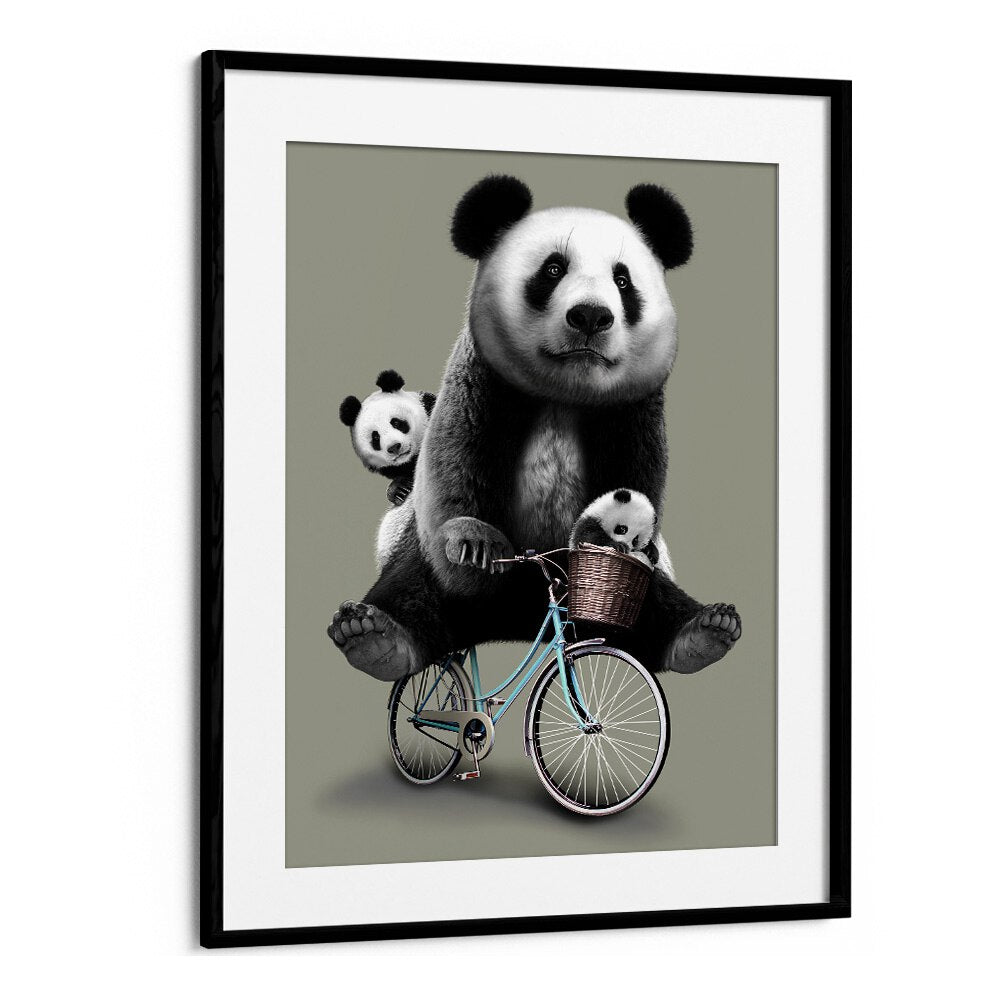 Angin Petang Kids Room Paintings Kids Room Wall Art in Black Frame With Mount