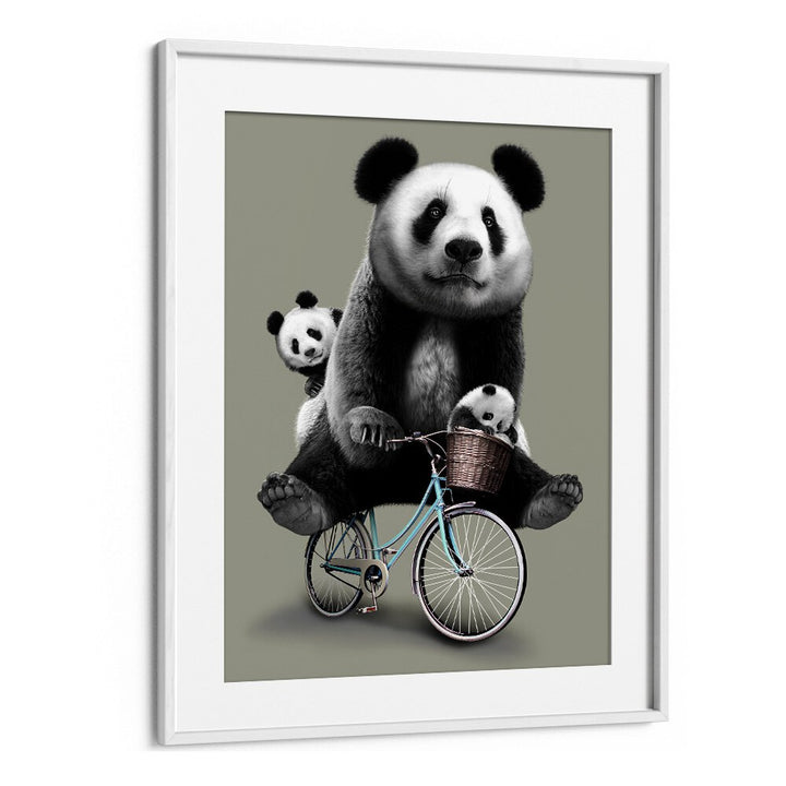 Angin Petang Kids Room Paintings Kids Room Wall Art in White Frame With Mount