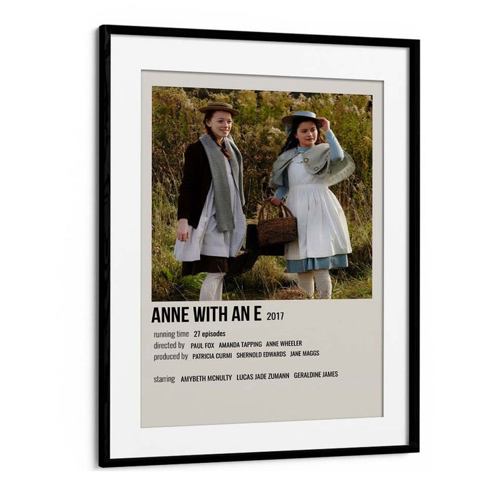 Anne With An E 2017 Movie Posters in Black Frame With Mount