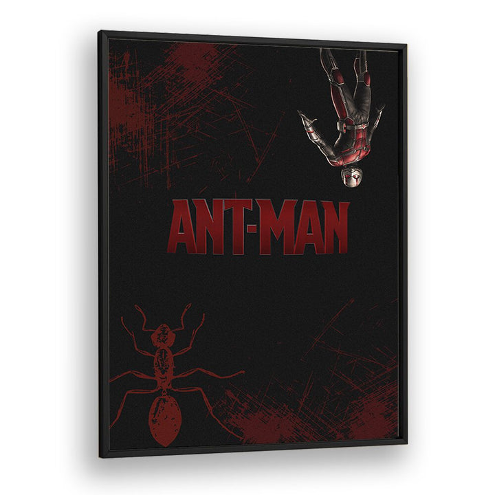 Ant-man by Grishma Korjani Movie Posters in Black Plain Frame