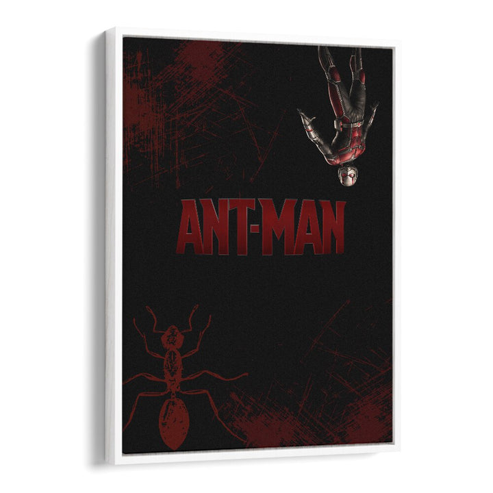 Ant-man by Grishma Korjani Movie Posters in White Floater Frame