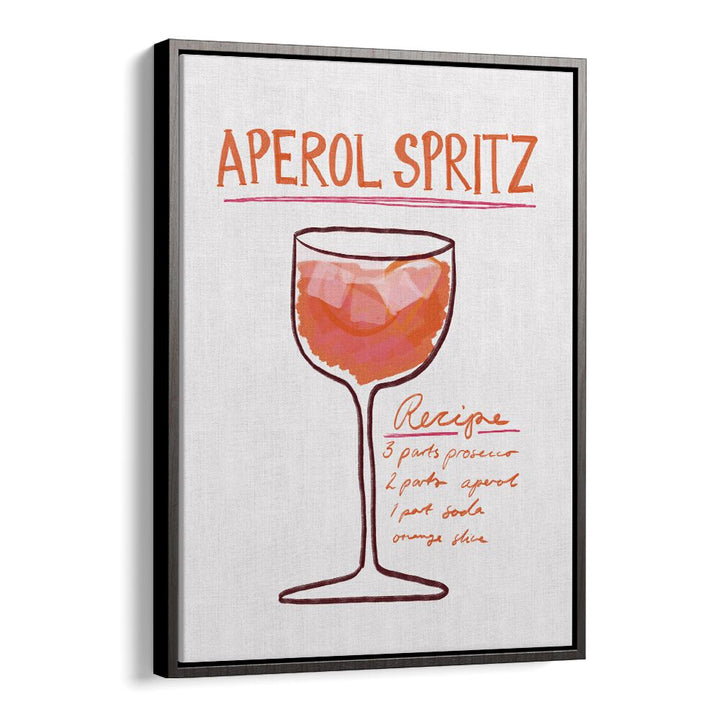 Aperol Spiritz by Athene Fritsch Cafe Art Prints Cafe Posters in Black Floater Frame