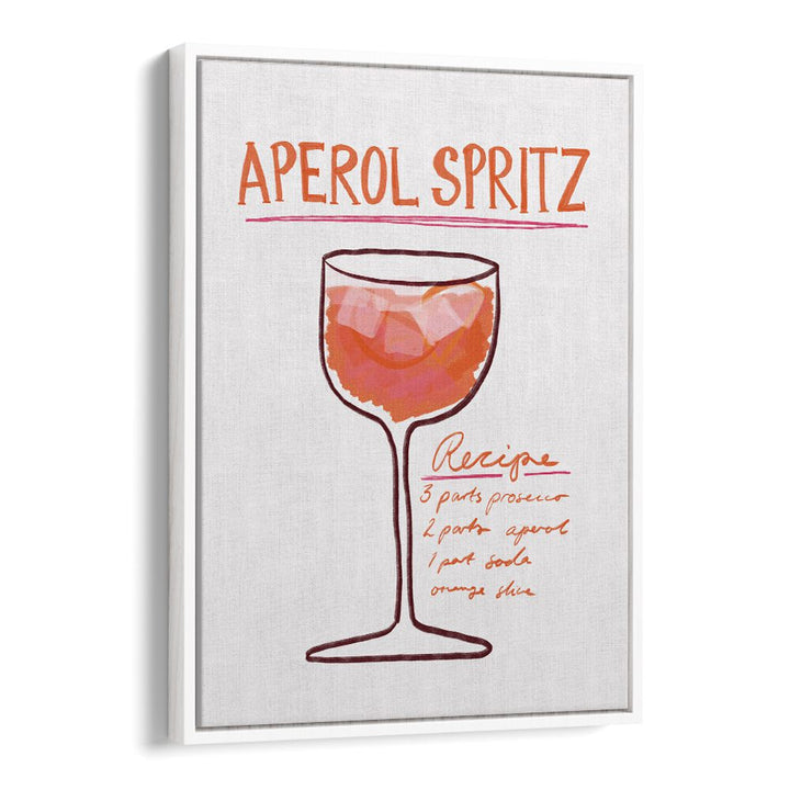 Aperol Spiritz by Athene Fritsch Cafe Art Prints Cafe Posters in White Floater Frame