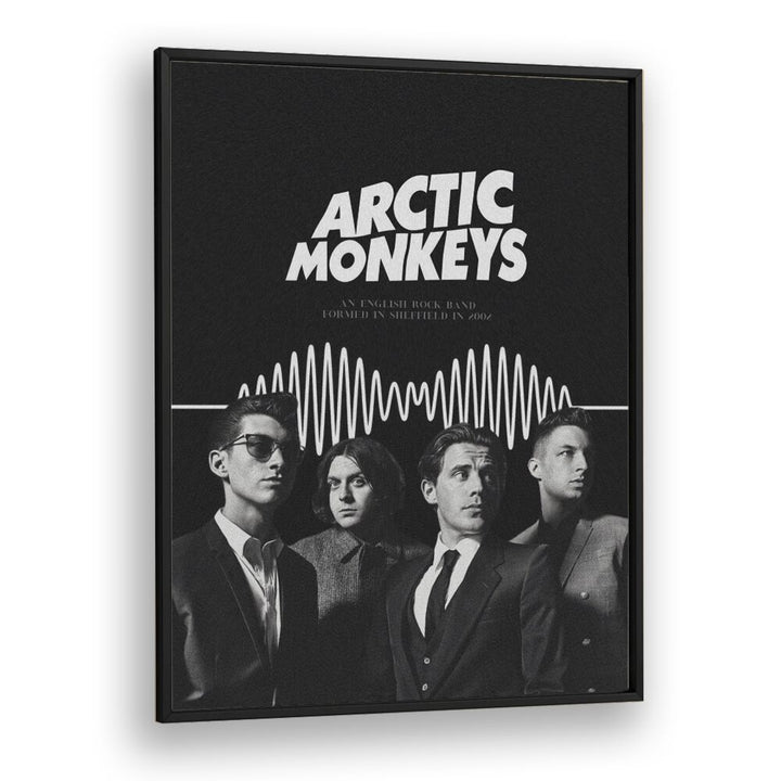 Arctic Monkeys By Grishma Korjani Movie Posters in Black Plain Frame