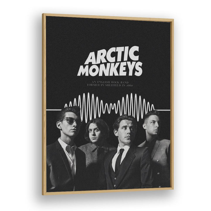 Arctic Monkeys By Grishma Korjani Movie Posters in Oak Wood Plain Frame