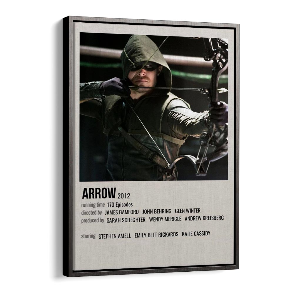 Arrow 2012 Movie Posters in Black Floater Frame