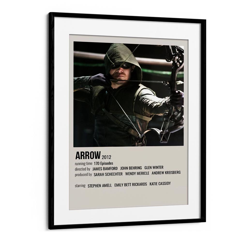 Arrow 2012 Movie Posters in Black Frame With Mount