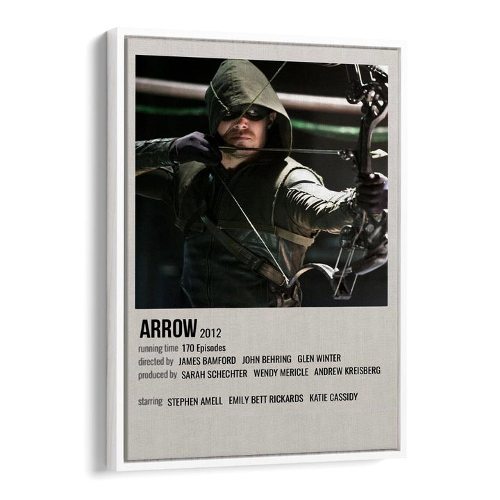 Arrow 2012 Movie Posters in White Floater Frame