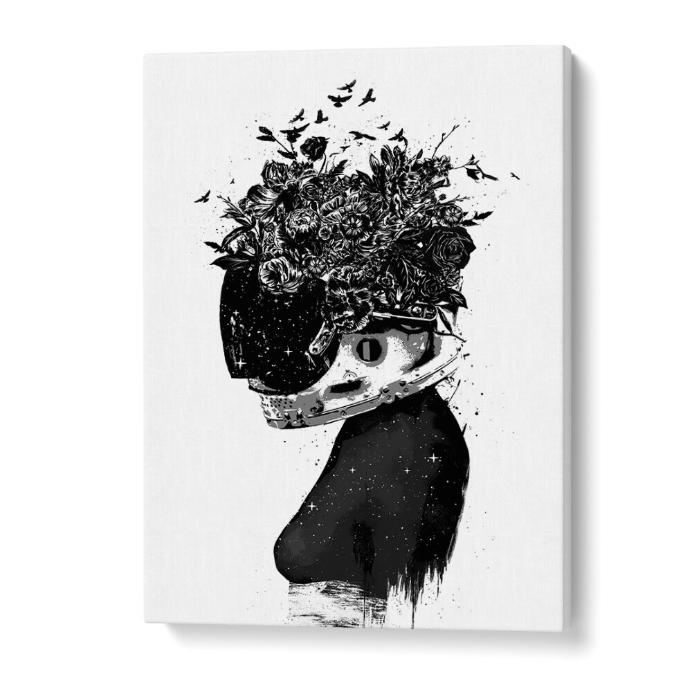 Astronaut Girl By Balazs Solti Art Prints in Gallery Wrap