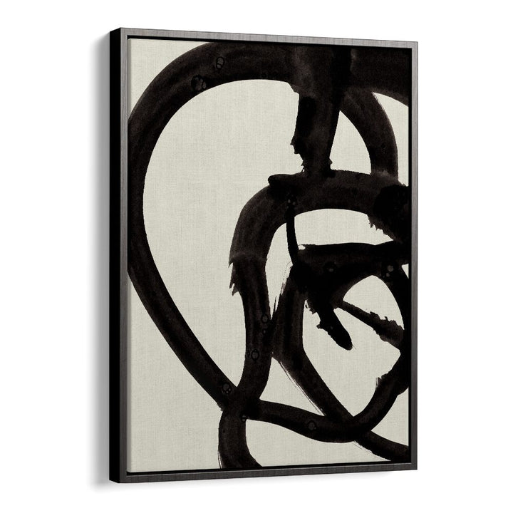 Atienne I By Dan Hobday Abstract Art Abstract Paintings in Black Floater Frame