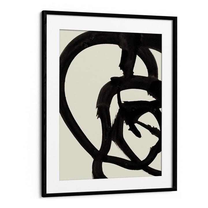 Atienne I By Dan Hobday Abstract Art Abstract Paintings in Black Frame With Mount