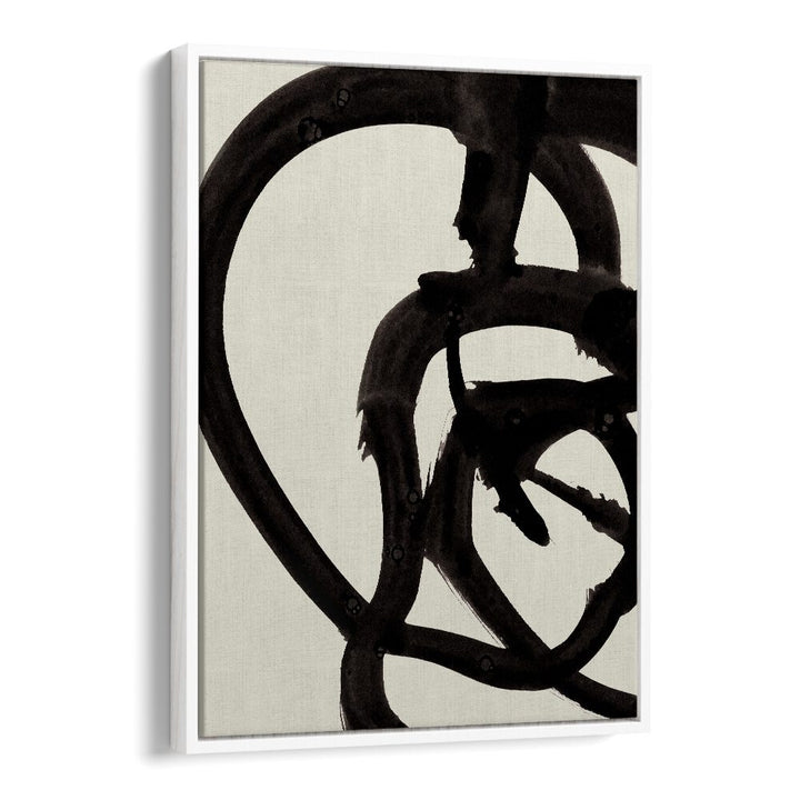 Atienne I By Dan Hobday Abstract Art Abstract Paintings in White Floater Frame