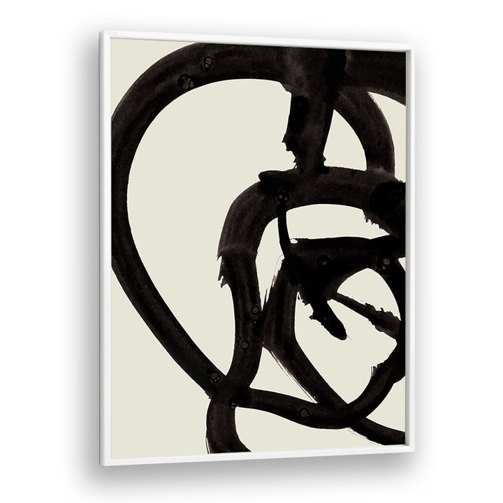 Atienne I By Dan Hobday Abstract Art Abstract Paintings in White Plain Frame