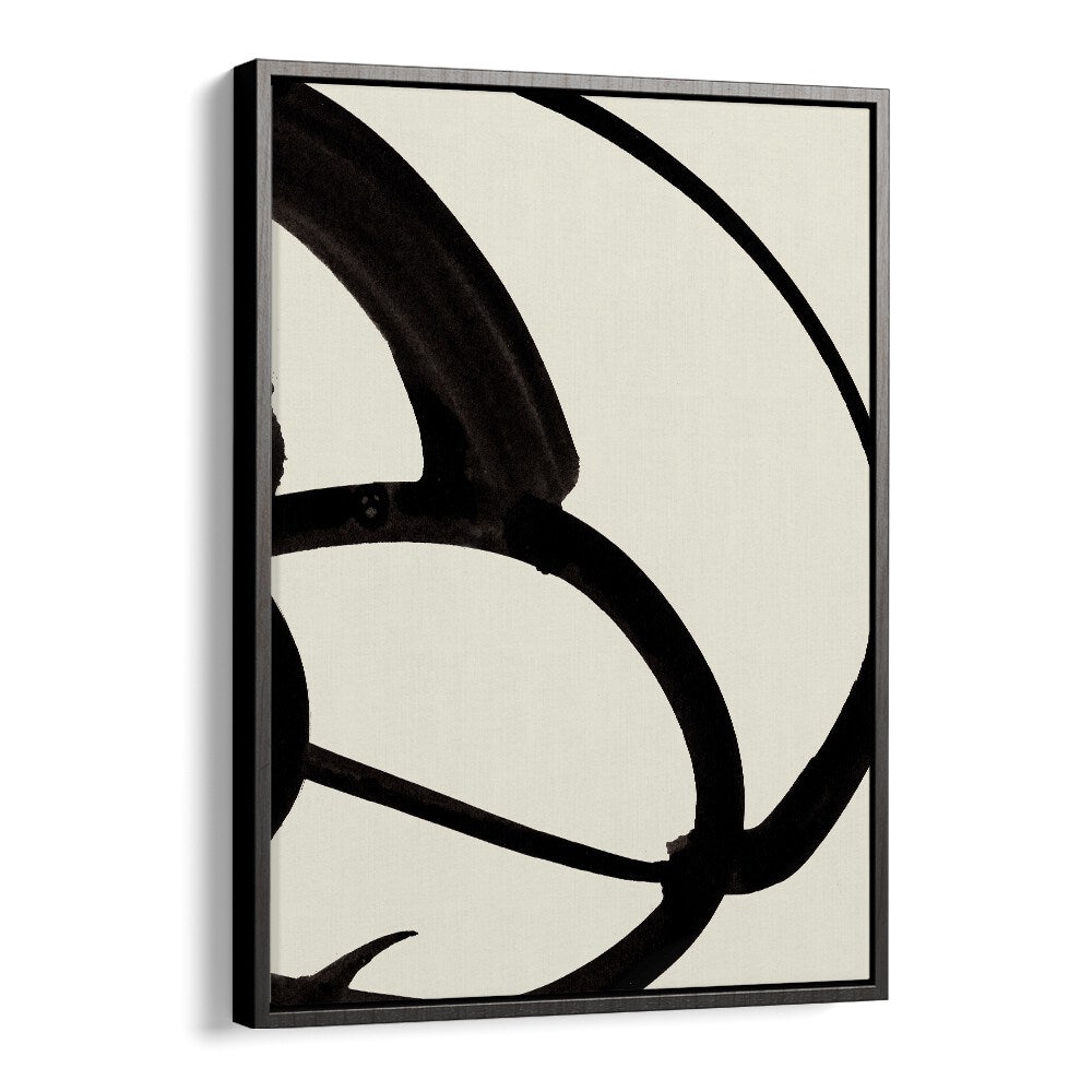 Atienne II By Dan Hobday Abstract Art Abstract Paintings in Black Floater Frame