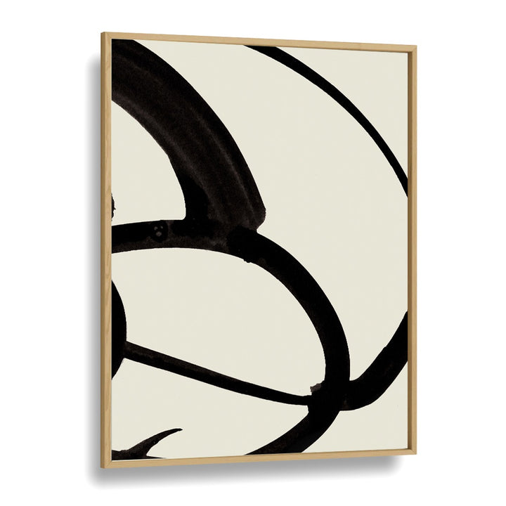 Atienne II By Dan Hobday Abstract Art Abstract Paintings in Oak Wood Plain Frame