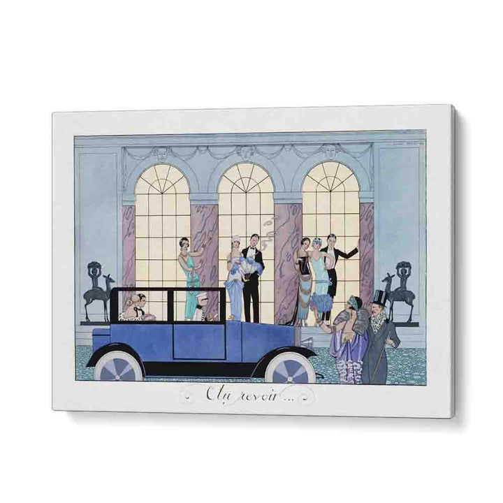 AU-REVOIR-1920 George Barbier art painting Artwork in Gallery Wrap