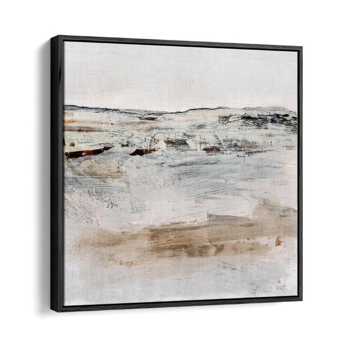 August III By Dan Hobday Abstract Art Abstract Paintings in Black Floater Frame