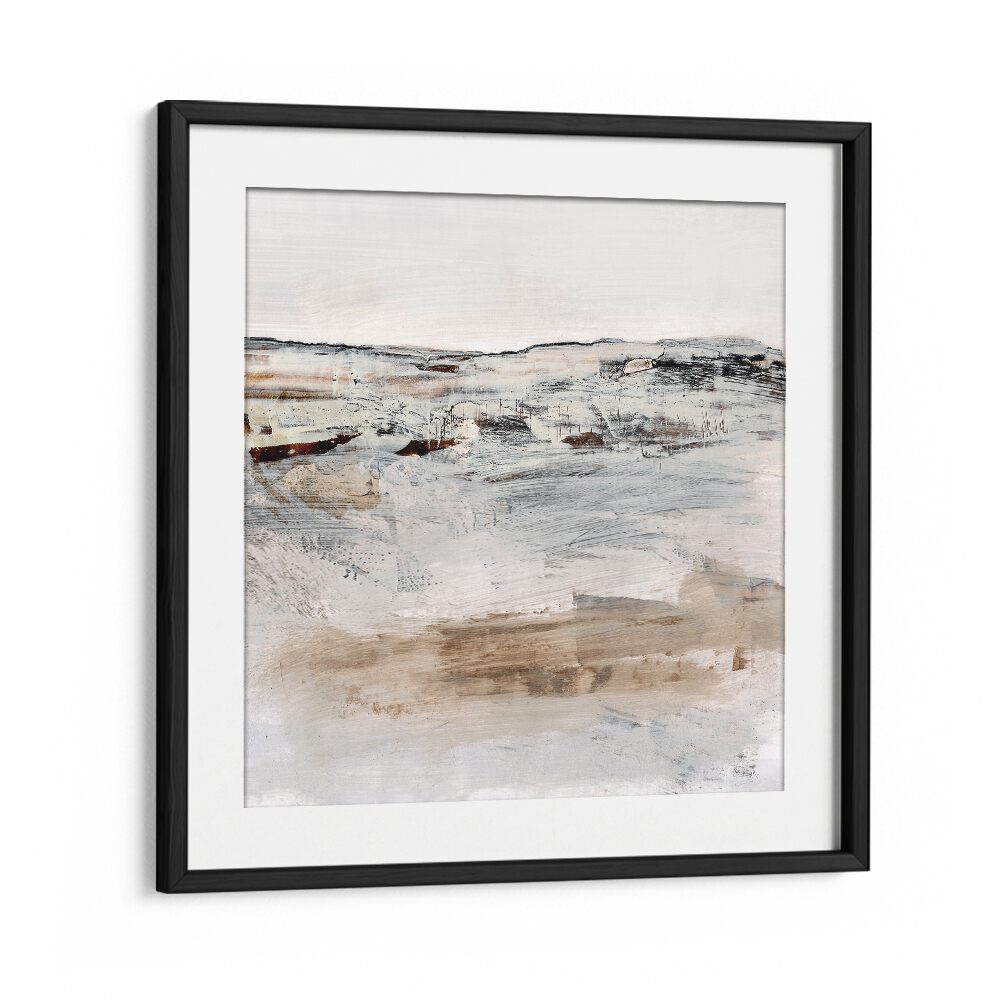 August III By Dan Hobday Abstract Art Abstract Paintings in Black Frame With Mount