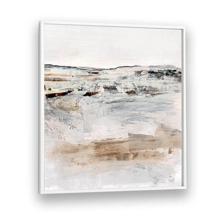 August III By Dan Hobday Abstract Art Abstract Paintings in White Plain Frame