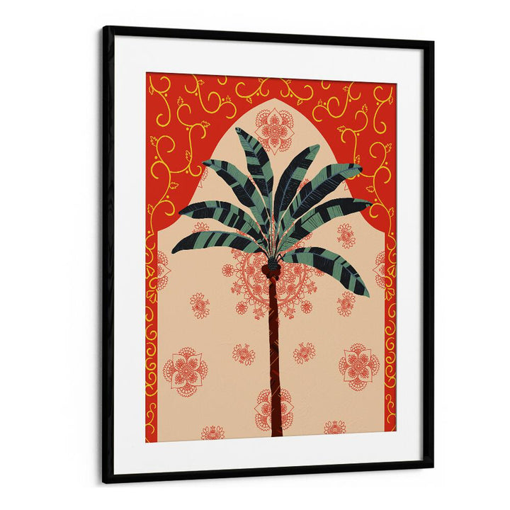 Auspicious By Uma Gokhale Art Prints in Black Frame With Mount