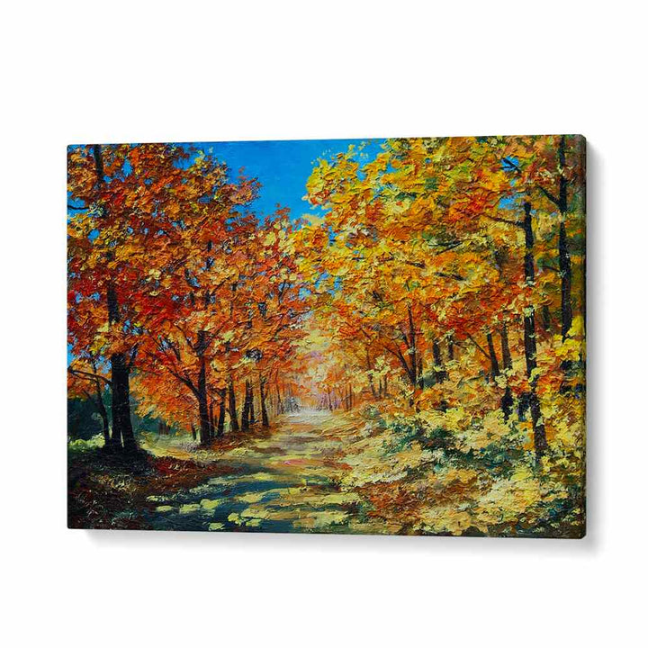 Autumns Tapestry Vintage European Paintings in Gallery Wrap