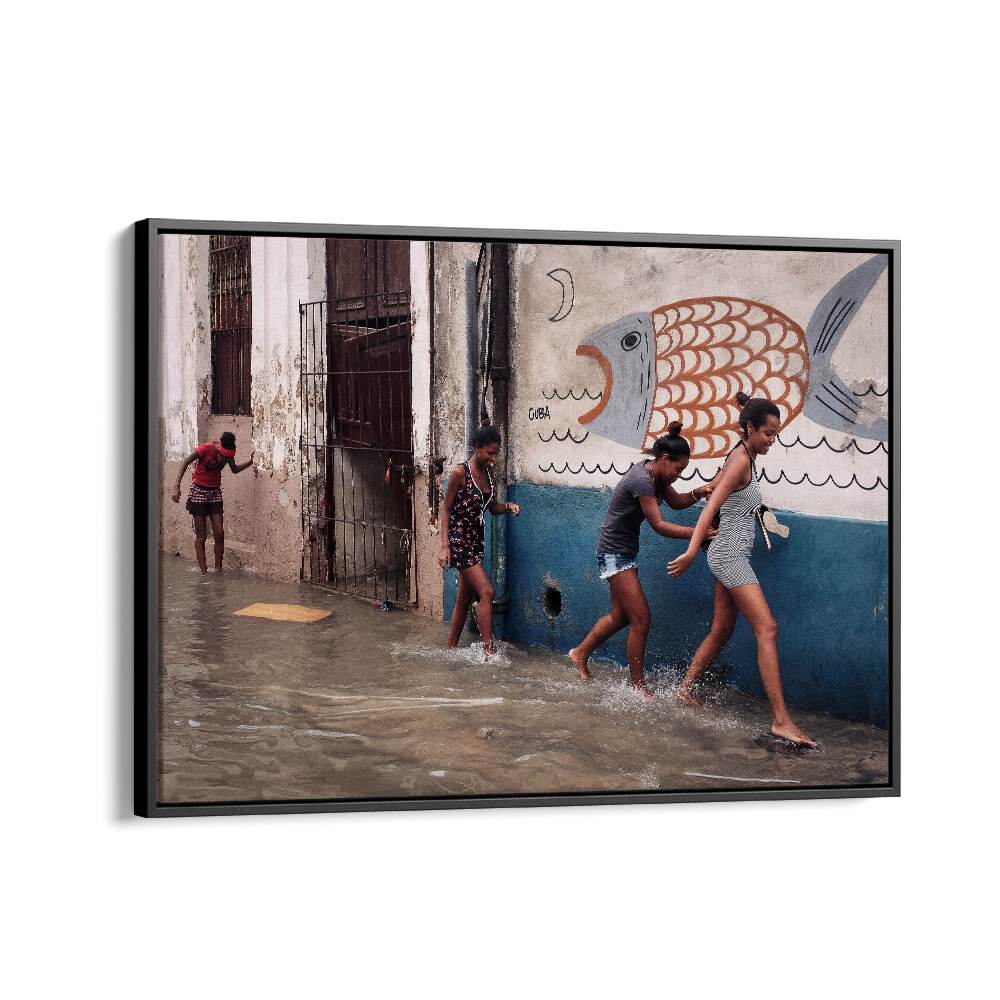 ABSTRACT painting - FLOODING HAVANA by Asianmonk