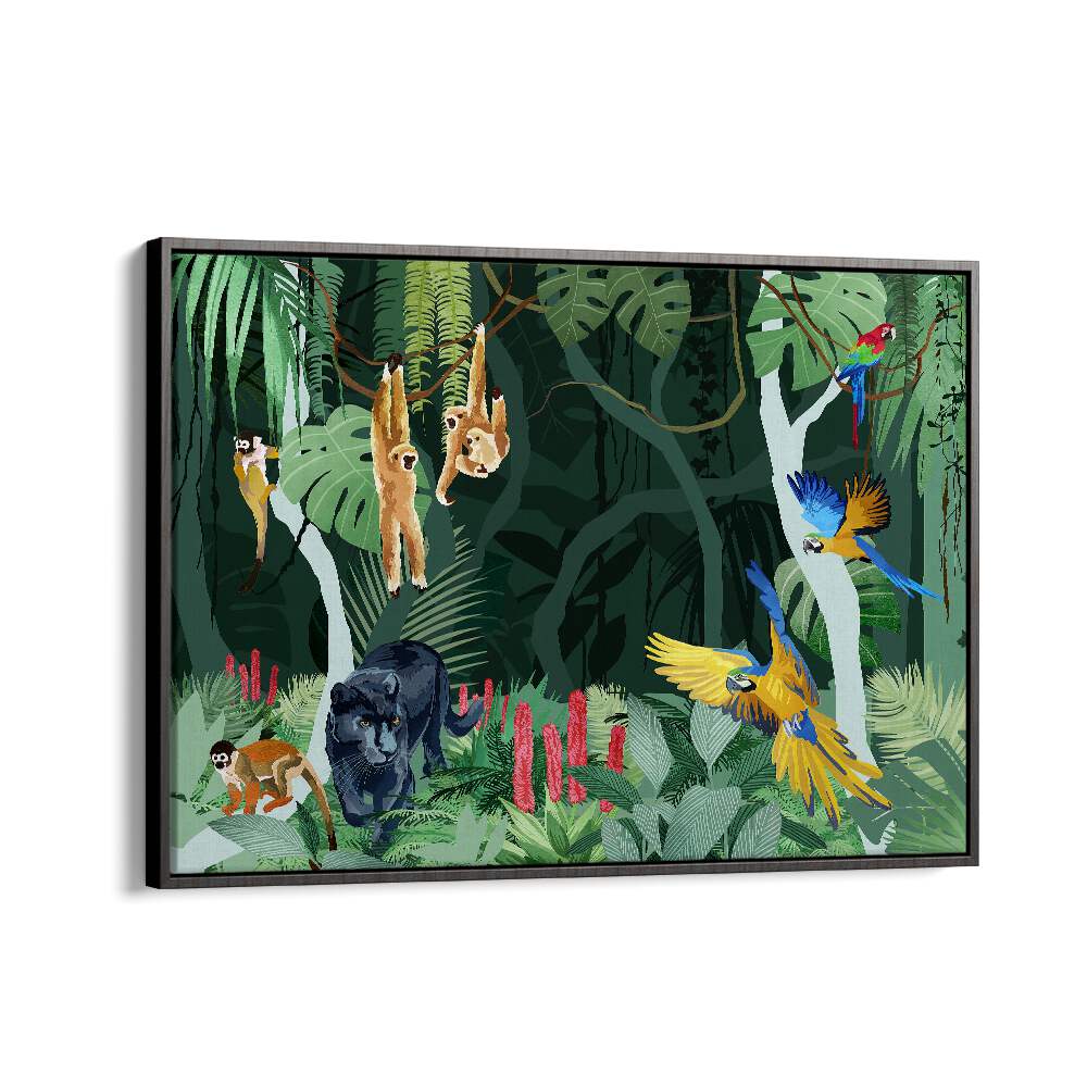 JUNGLE PARTY BY GOED BLAUW, WILDLIFE ART PRINTS