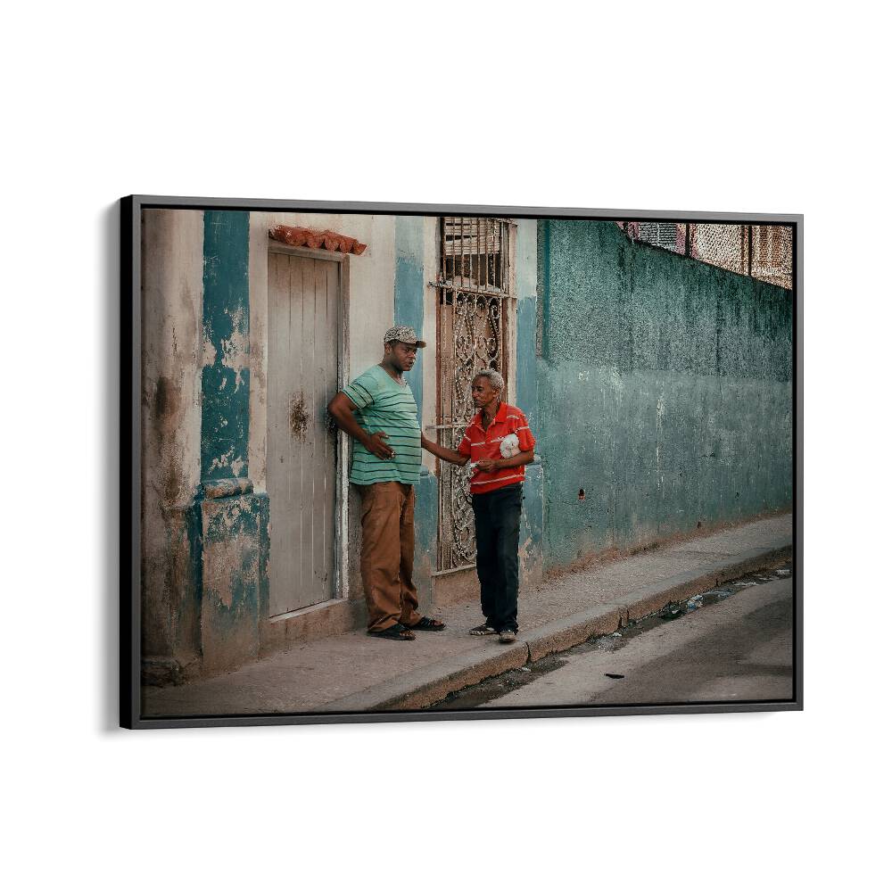 ABSTRACT painting - TALKING IN THE STREET by Asianmonk