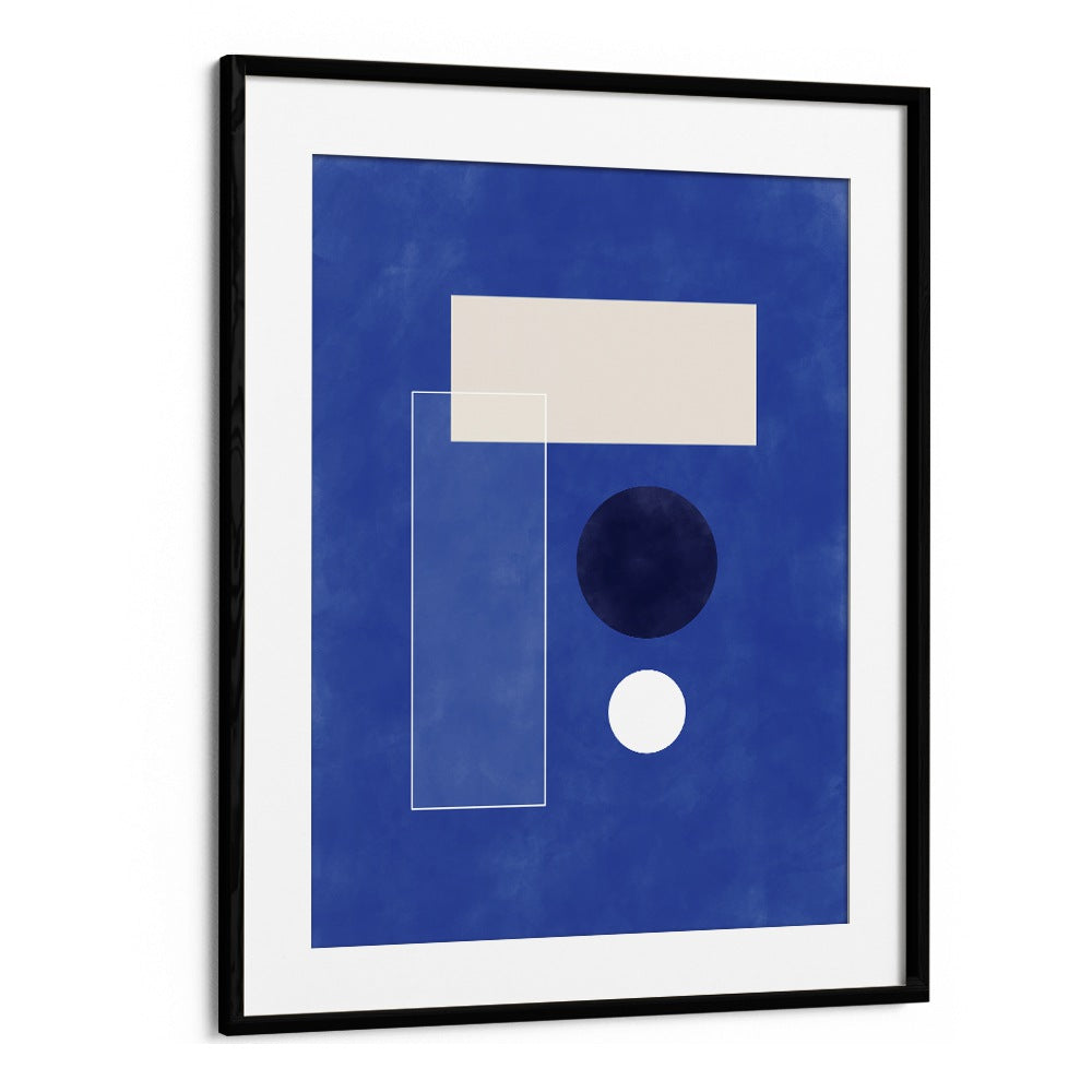 SIMPLE BLUE FORMS , GEOMETRIC ART PRINTS