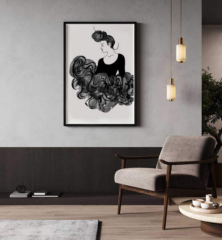 Elegant Ballerina Fashion Posters enhance your space with grace, making a striking wall art addition.