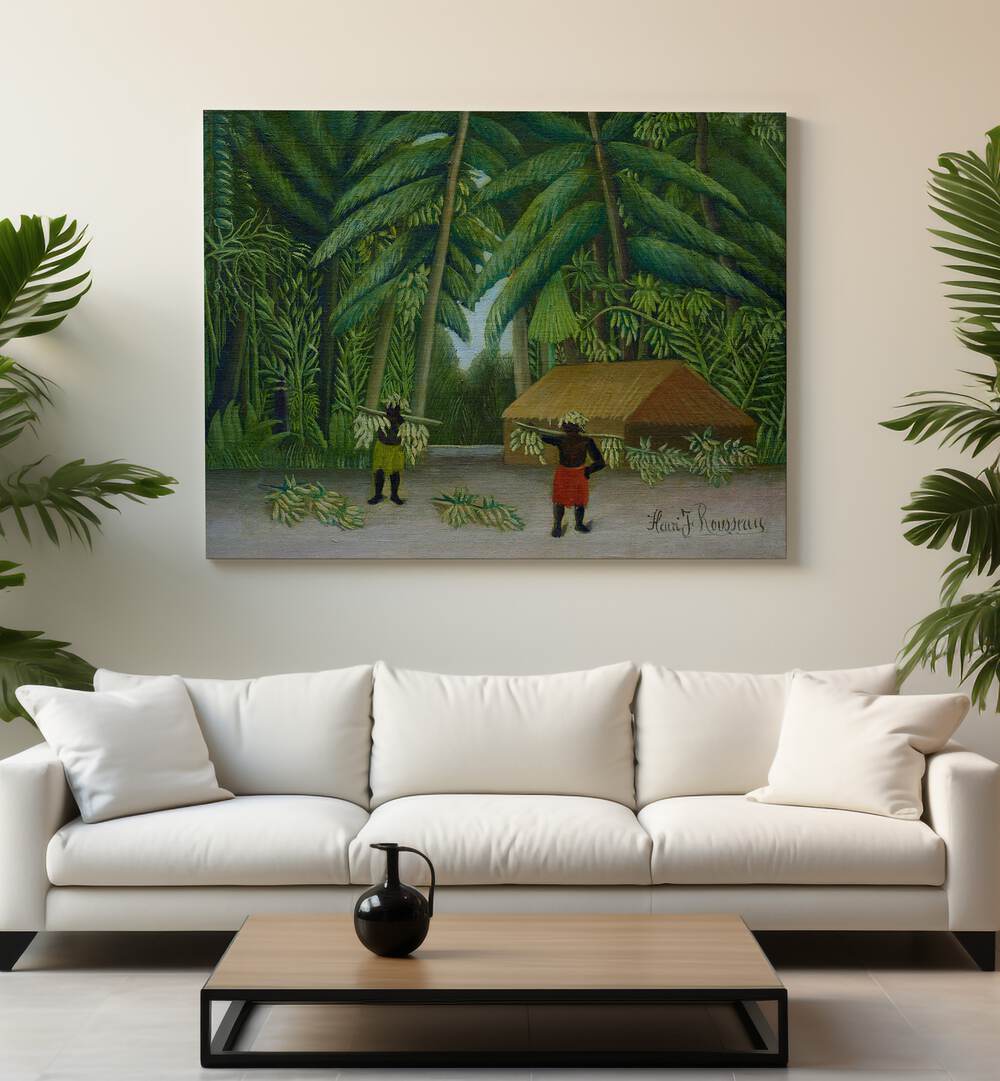 BANANA HARVEST (1907–1910) , VINTAGE PAINTINGS