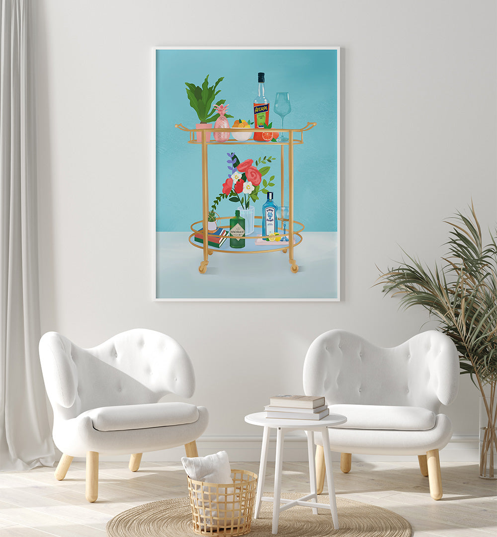 BAR CART II , BAR & CAFE ART