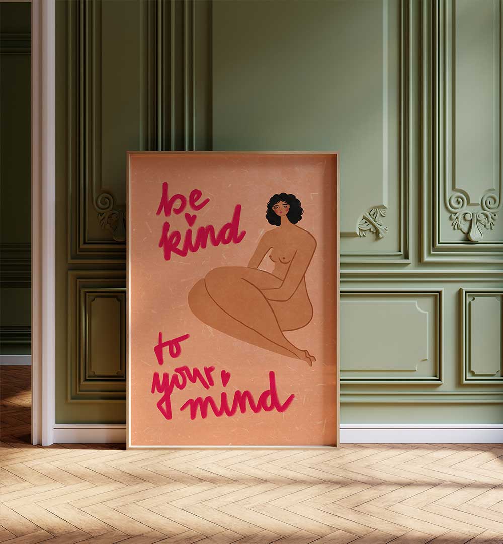 BE KIND TO YOUR MIND , PORTRAITS & FIGURATIVE ILLUSTRATIONS