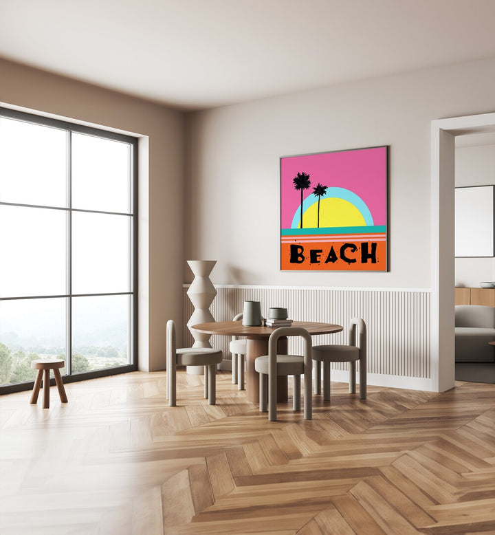 BEACH LIFE , LANDSCAPE ART PRINTS , LANDSCAPE PAINTINGS