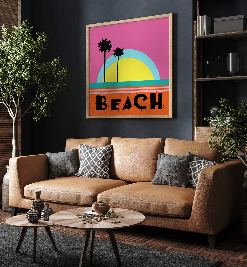 BEACH LIFE , LANDSCAPE ART PRINTS , LANDSCAPE PAINTINGS